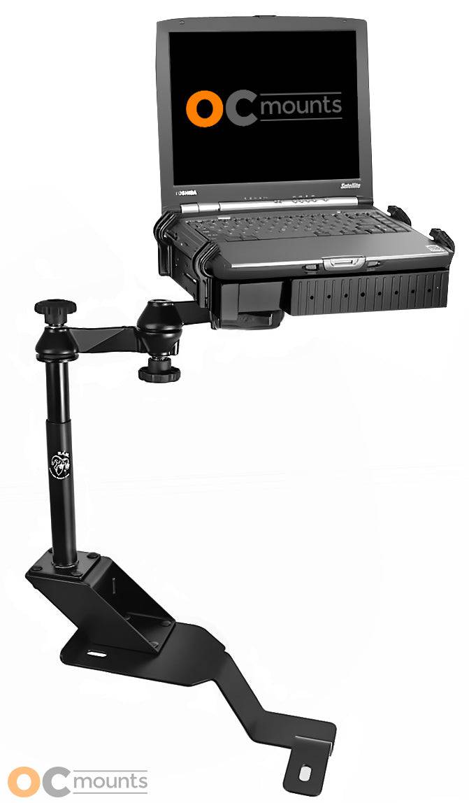 No Drill Laptop Mount for 1995-2004 Chevy S-10, 95-01 Blazer, 95-01 GMC Jimmy and 95-04 Sonoma - RAM-VB-101-SW1 - OC Mounts