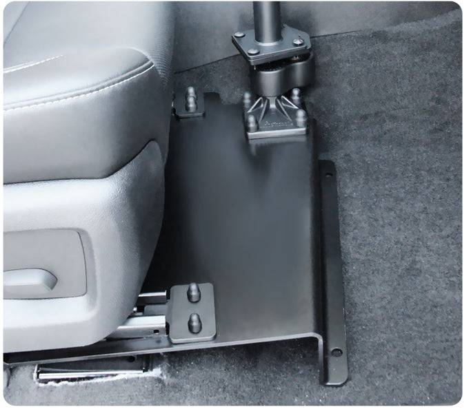 No-Drill™ Laptop Base for the Chevrolet Silverado 1500/2500/3500, Suburban, Tahoe, GMC Sierra 1500/2500/3500 - RAM-VB-193 - OC Mounts