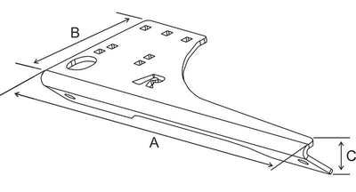 No-Drill™ Laptop Base for the 2023 Dodge Durango & 2021 Jeep Grand Cherokee - RAM-VB-186 - OC Mounts