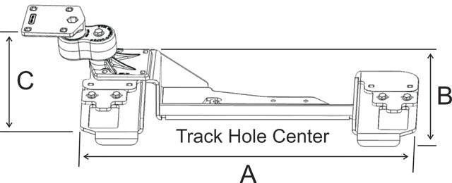 No-Drill™ Laptop Base for the Chevrolet Impala Police Package - RAM-VB-182 - OC Mounts