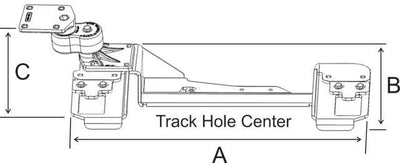 No-Drill™ Laptop Base for the Chevrolet Impala Police Package - RAM-VB-182 - OC Mounts