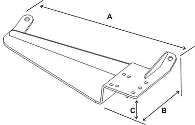 Laptop Base for the Infiniti QX56, Nissan Armada & Titan - RAM-VB-134 - OC Mounts