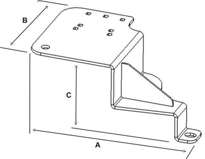 Laptop Base for the Dodge Nitro & Jeep Liberty- RAM-VB-141 - OC Mounts