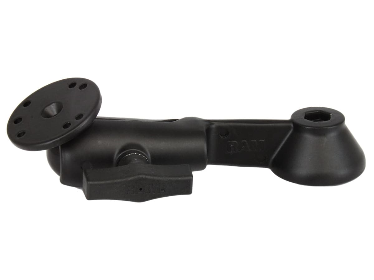 RAM 6" Long Single Swing Arm with 2.5" Round Base AMPs Hole Pattern - RAM-VB-109-5U - OC Mounts