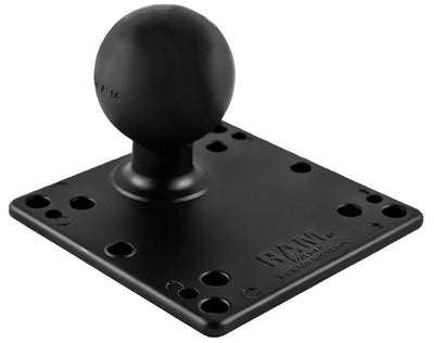 RAM 4.75" Square VESA Plate with D Size 2.25" Ball & Steel Reinforcement - RAM-D-246U-IN1 - OC Mounts