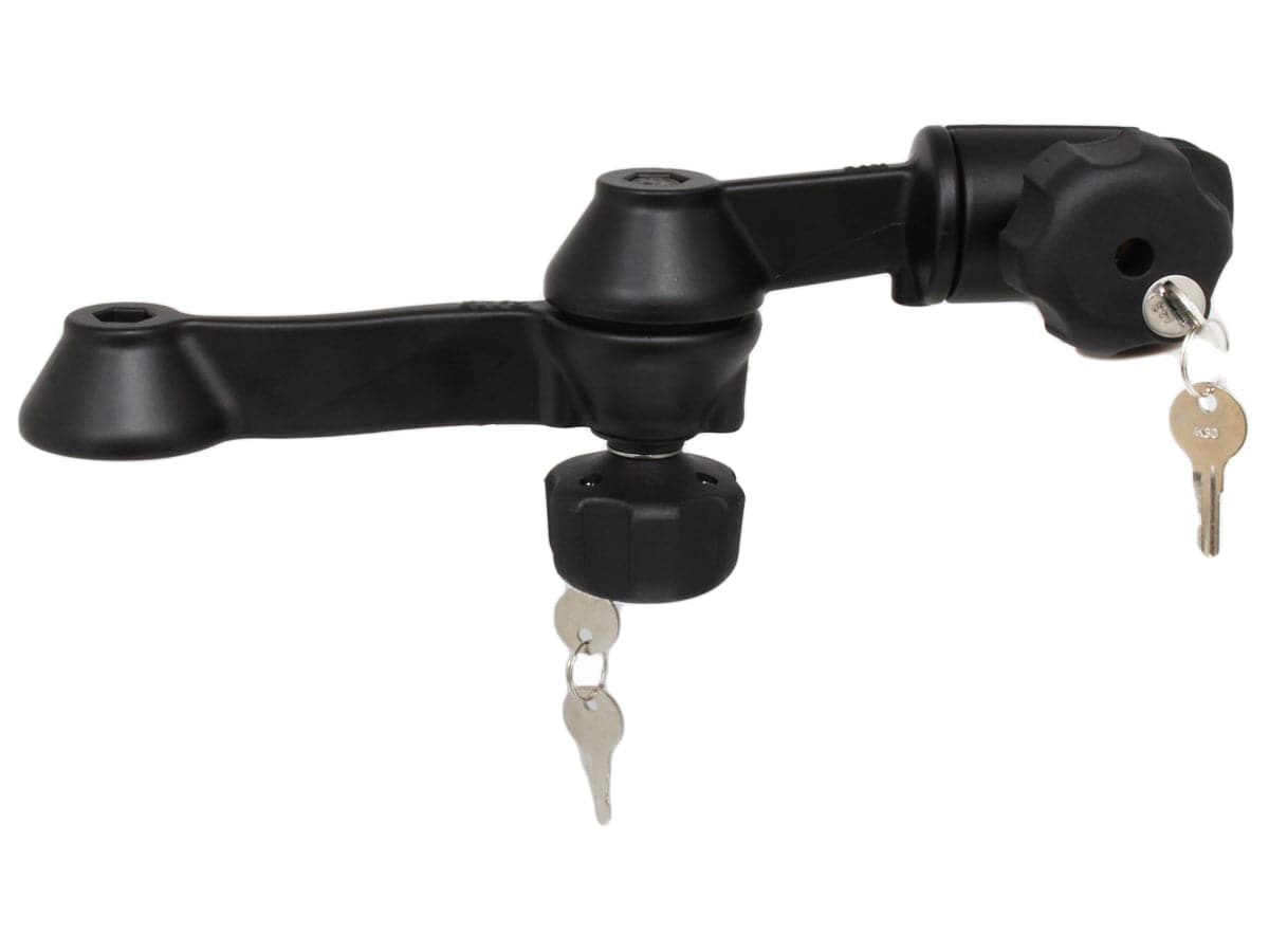 RAM Locking Double Swing Arm with Open Single Socket for 1.5" Balls - RAM-VB-110-4LU - OC Mounts