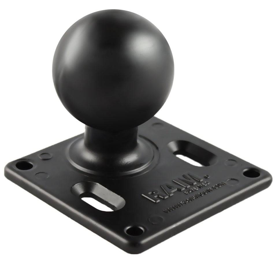 RAM 75mm X 75mm VESA 3.625" Plate with D Size 2.25" Ball - RAM-D-2461U - OC Mounts