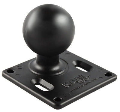 RAM 75mm X 75mm VESA 3.625" Plate with D Size 2.25" Ball - RAM-D-2461U - OC Mounts