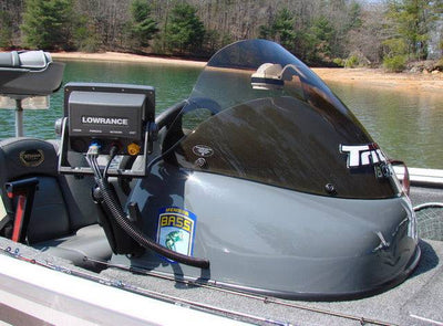 RAM 1.5" Ball Mount with 6.25" X 2" Rectangle Base, Medium LENGTH Double Socket Arm & 2.5" Round Base AMPs Hole Pattern - RAM-111U - OC Mounts