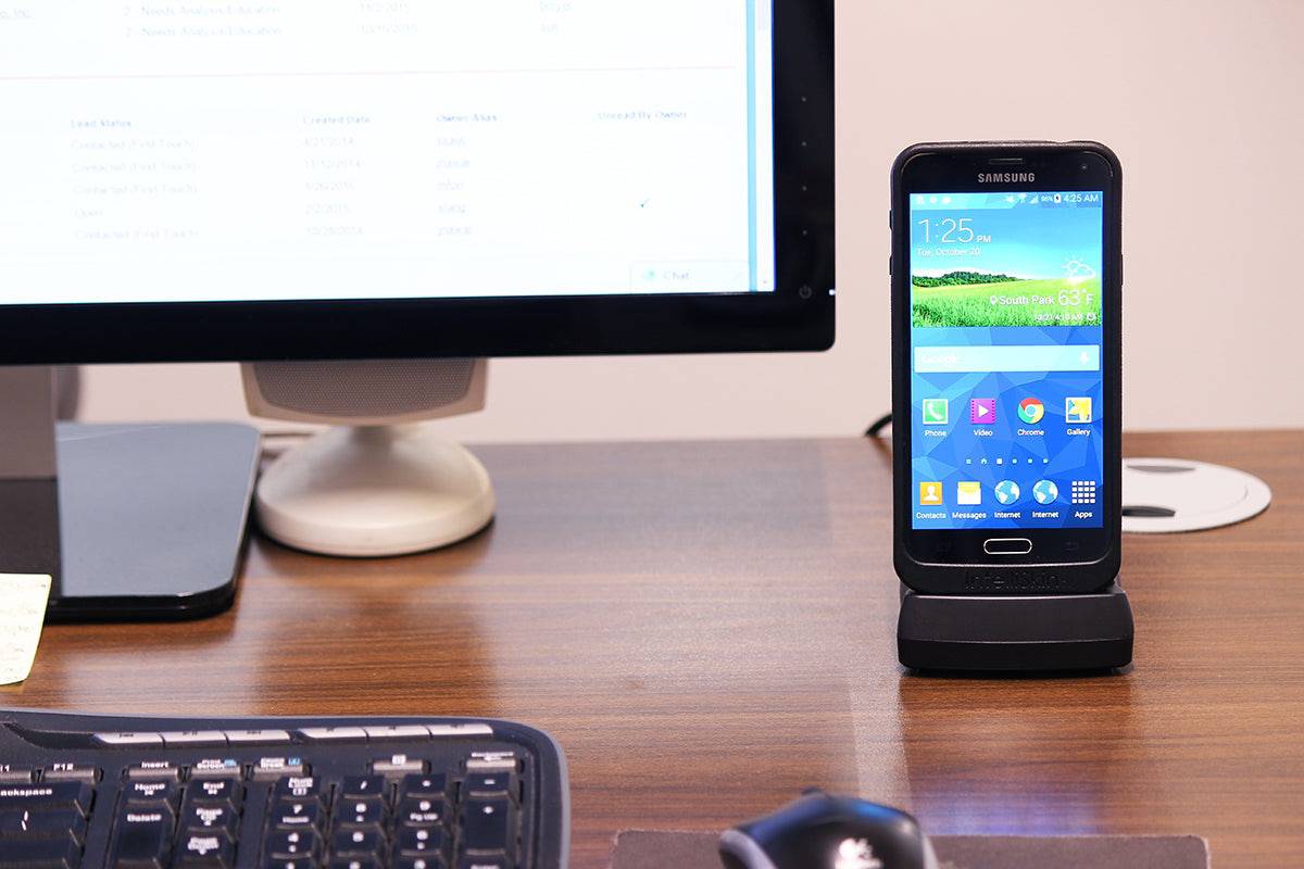 RAM Desktop Dock with GDS Technology™ for IntelliSkin® Products - RAM-GDS-DOCK-D2U - OC Mounts