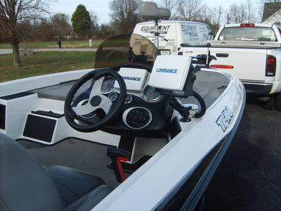 RAM 1.5" Ball Mount with 6.25" X 2" Rectangle Base, Medium LENGTH Double Socket Arm & 2.5" Round Base AMPs Hole Pattern - RAM-111U - OC Mounts