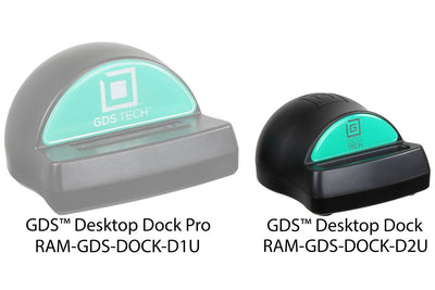 RAM Desktop Dock with GDS Technology™ for IntelliSkin® Products - RAM-GDS-DOCK-D2U - OC Mounts