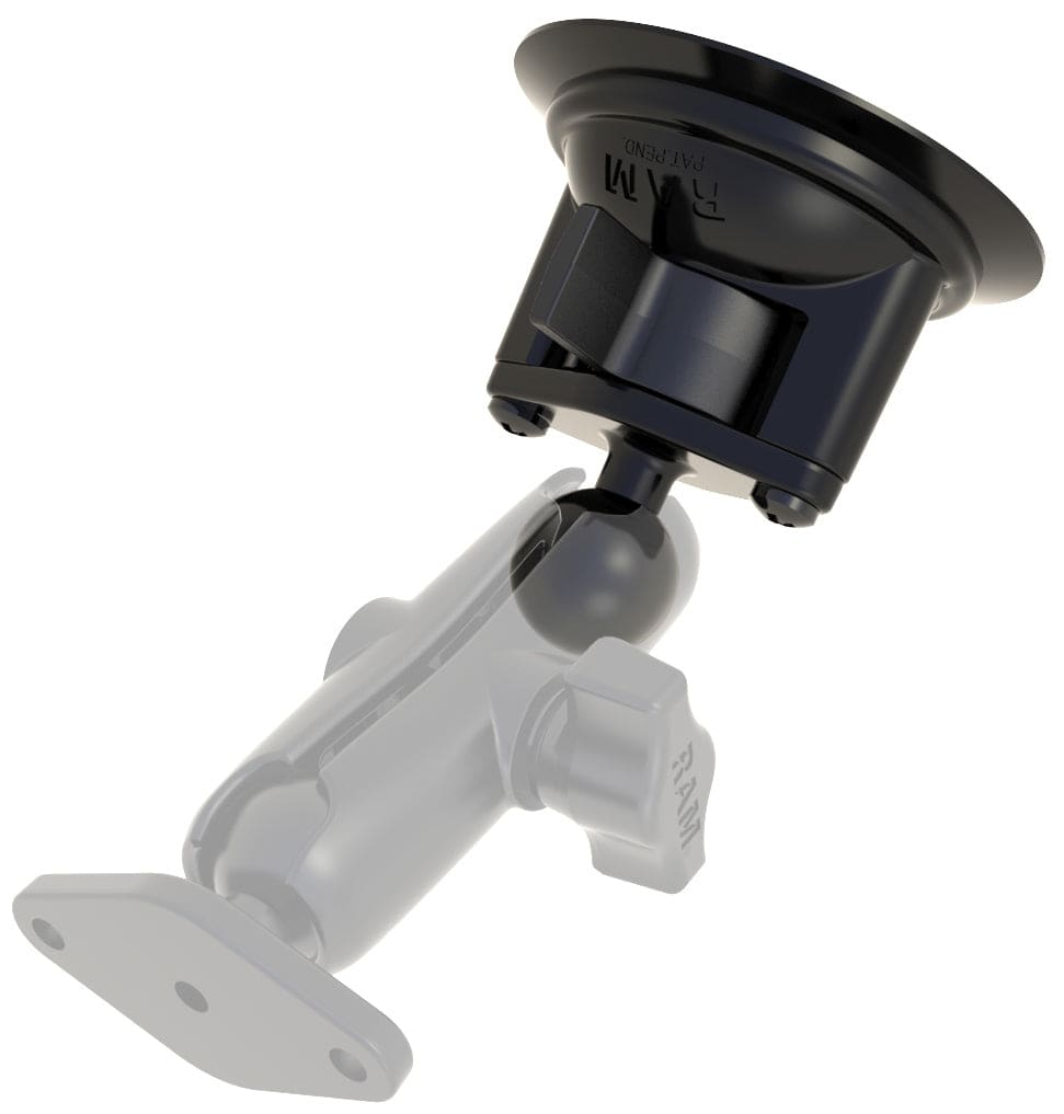 RAM 3.3" Diameter Suction Cup Base with B Size 1" Ball - RAM-B-224-1U - OC Mounts