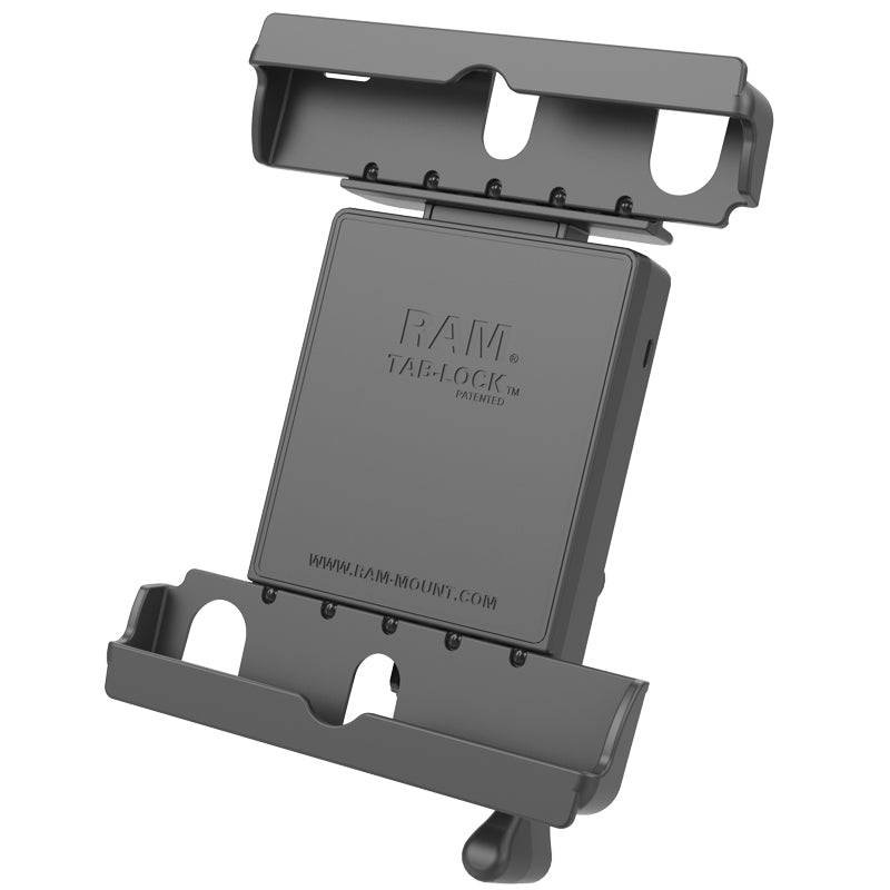 RAM Tab-Lock™ Locking Cradle for iPad Air 1-2 & 9.7" & Galaxy Tablets WITH CASE, SKIN OR SLEEVE -  RAM-HOL-TABL20U - OC Mounts