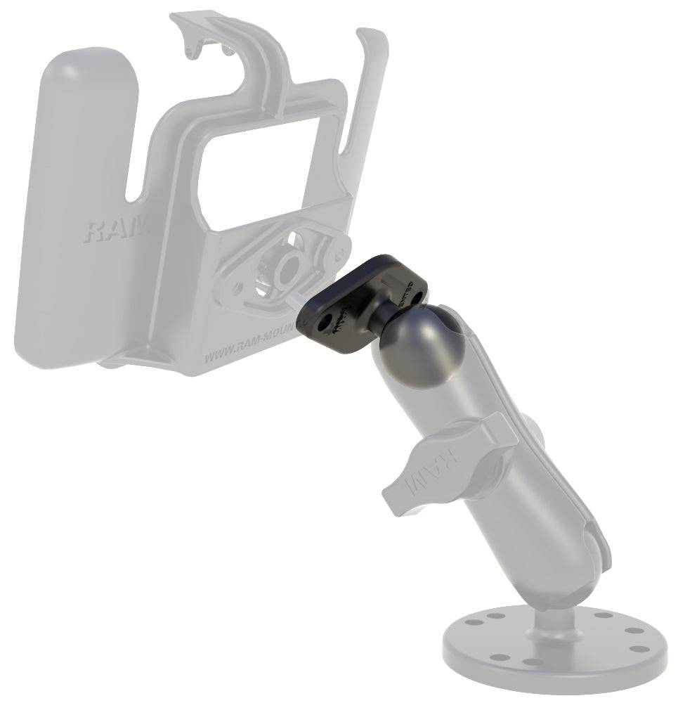 RAM Diamond Plate 2.43" x 1.31" with B Size 1" Ball - RAM-B-238U - OC Mounts