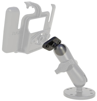 RAM Diamond Plate 2.43" x 1.31" with B Size 1" Ball - RAM-B-238U - OC Mounts