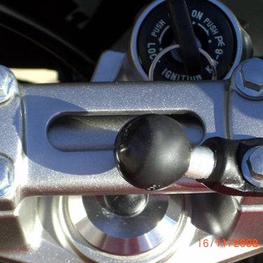 RAM Motorcycle Base with 9mm Hole and 1" Ball - RAM-B-272U - OC Mounts