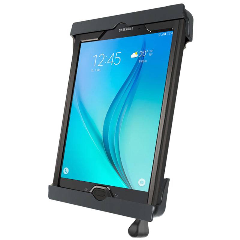 RAM Tab-Lock™ Locking Cradle for iPad Air 1-2 & 9.7" & Galaxy Tablets WITH CASE, SKIN OR SLEEVE -  RAM-HOL-TABL20U - OC Mounts