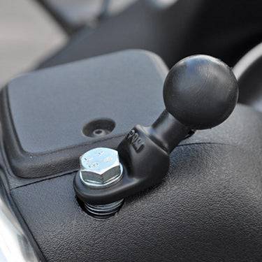 RAM Motorcycle Base with 9mm Hole and 1" Ball - RAM-B-272U - OC Mounts