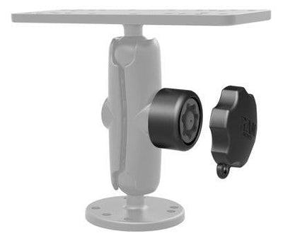 Mixed Combination RAM® Pin-Lock™ Security Knob and Key Knob for 1" Diameter B Size Arms - RAP-S-KNOB3U - OC Mounts