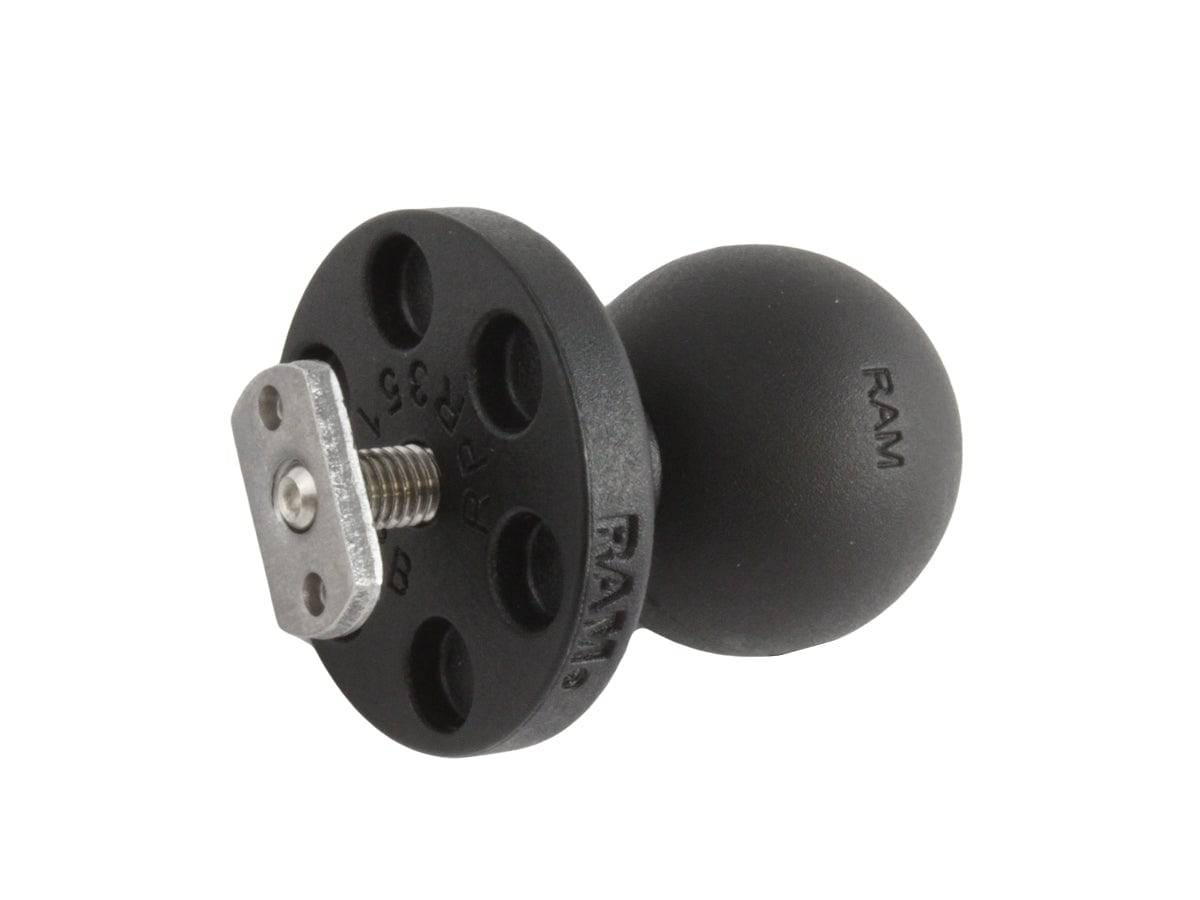 RAM B Size 1" Track Ball™ with T-Slot Attachment Point for Flat Panels - RAP-B-375U - OC Mounts