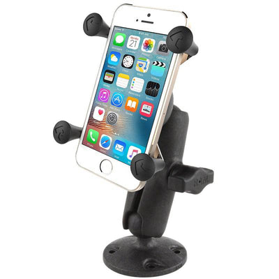 RAM Composite Flat Surface Mount with Universal RAM® X-Grip® Cell Phone Cradle - RAP-B-138-UN7U - OC Mounts