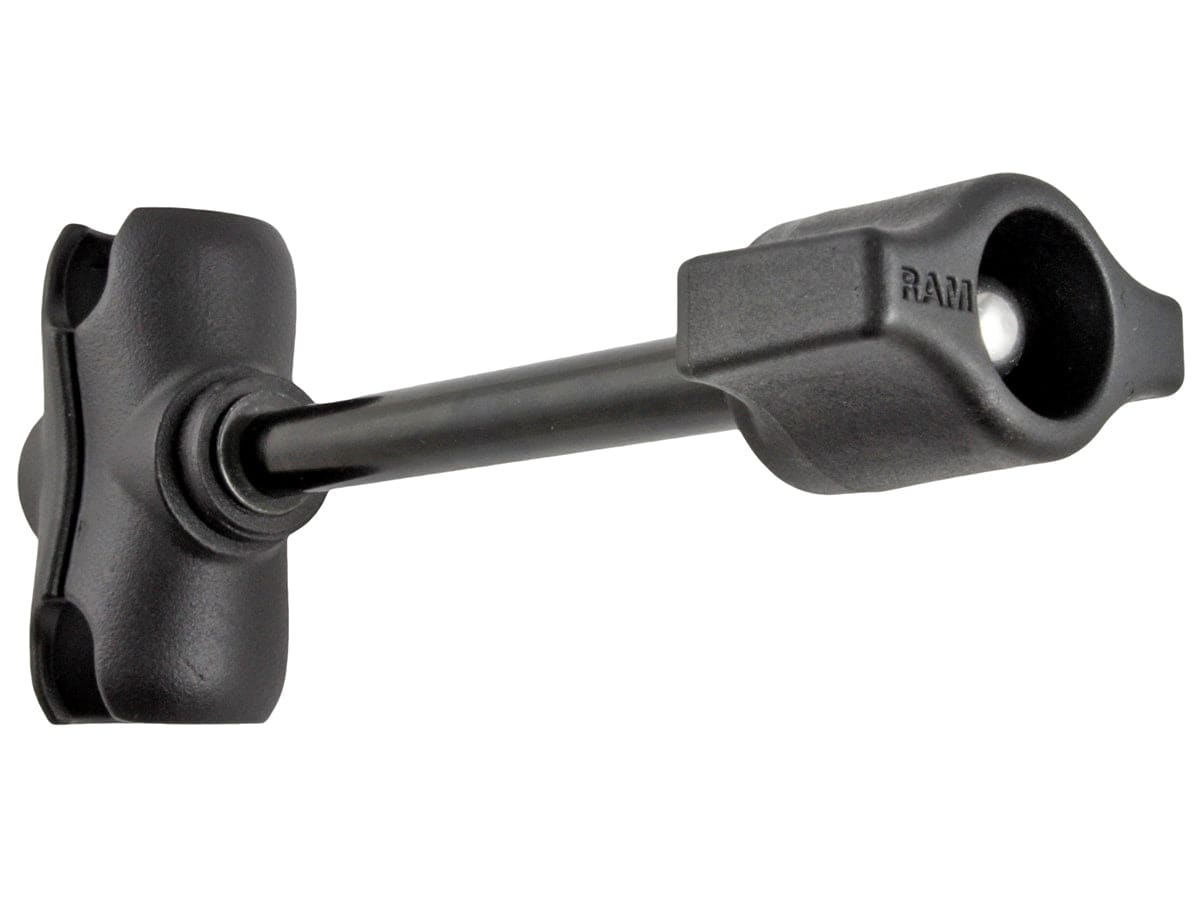 RAM Short Double Socket Arm with Retention Knob for B Size 1" Balls - RAM-B-201-A-ALA1-KRU - OC Mounts