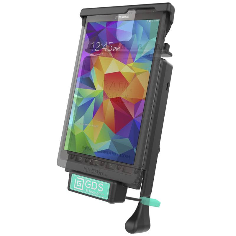 GDS® Locking Vehicle Dock for the Samsung Galaxy Tab S 8.4 - RAM-GDS-DOCKL-V2-SAM9U - OC Mounts