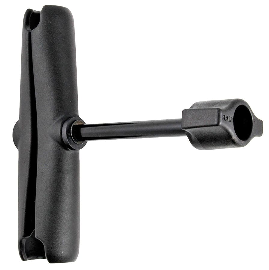 RAM Long Double Socket Arm with Retention Knob for B Size 1" Balls - RAM-B-201-C-ALA1-KRU - OC Mounts