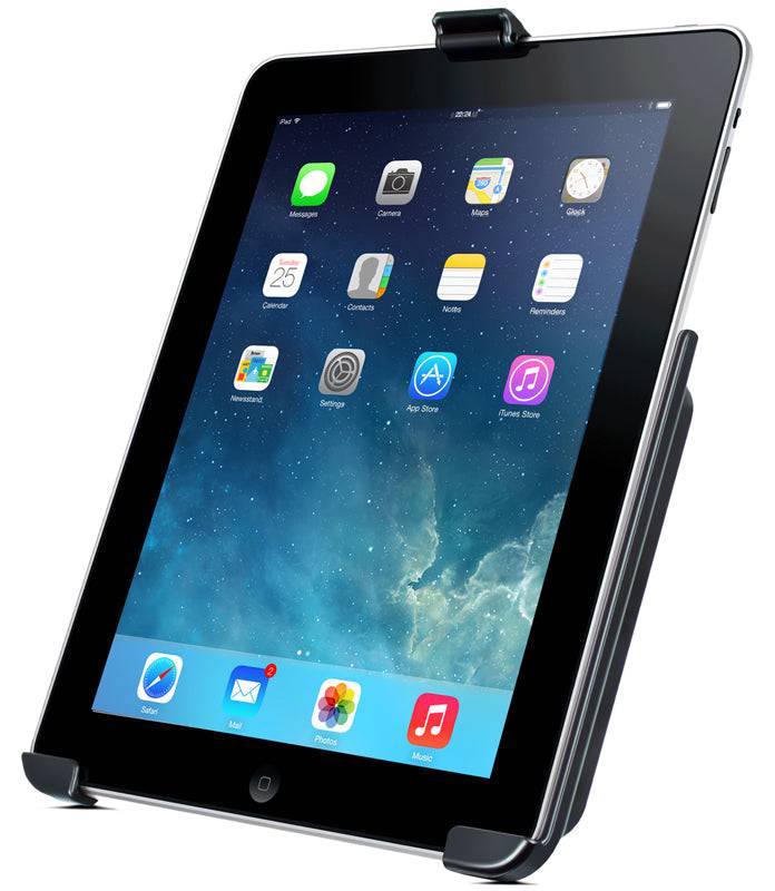 RAM EZ-Roll’r™ Model Specific Cradle for the Apple iPad 4, iPad 3 & iPad 2 WITHOUT PROTECTIVE CASE - RAM-HOL-AP15U - OC Mounts