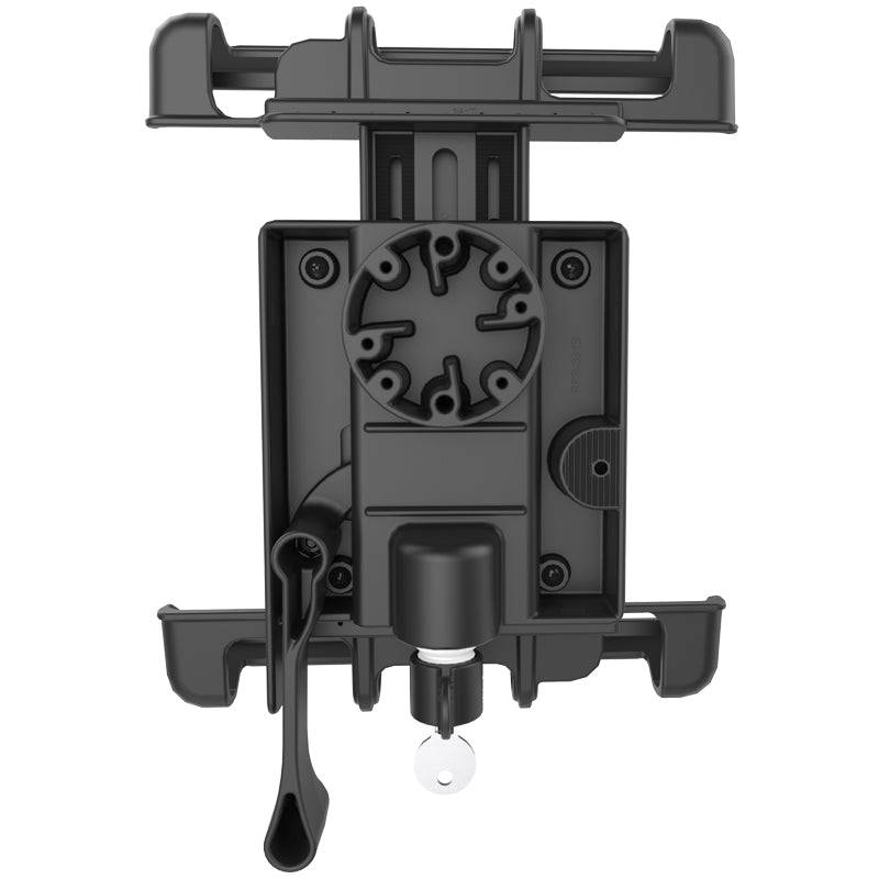 RAM Tab-Lock™ Locking Cradle for 10" Screen Tablets WITH HEAVY DUTY CASES including the Apple iPad 1-4 - RAM-HOL-TABL8U - OC Mounts