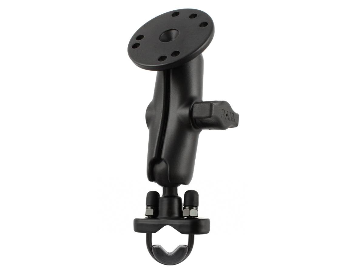 RAM Handlebar U-Bolt Mount & Round Base Adapter that contains the AMPs Hole Pattern - RAM-B-149Z-202U - OC Mounts