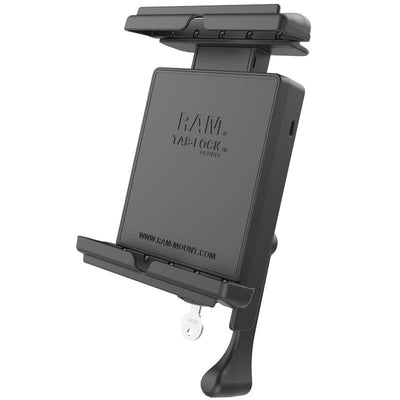 RAM Tab-Lock™ Locking Cradle for the Apple iPad mini 1-3 WITH CASE, SKIN OR SLEEVE - RAM-HOL-TABL12U - OC Mounts