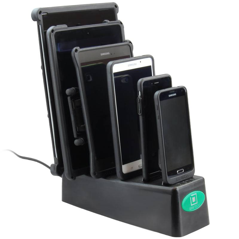 GDS® 6-Port Desktop Charger for IntelliSkin® Products - RAM-GDS-DOCK-6G1PU - OC Mounts