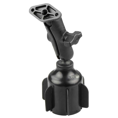 RAM Stubby™ Cup Holder Mount with Diamond Plate Adapter - RAP-B-299-4-238U - OC Mounts