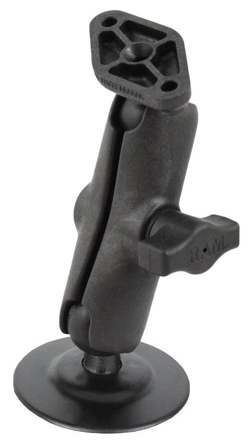 RAM 1" Ball Mount with 2.5" Flex Adhesive Base & Diamond Base Adapter - RAP-B-378-238U - OC Mounts