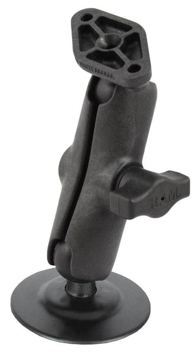 RAM 1" Ball Mount with 2.5" Flex Adhesive Base & Diamond Base Adapter - RAP-B-378-238U - OC Mounts