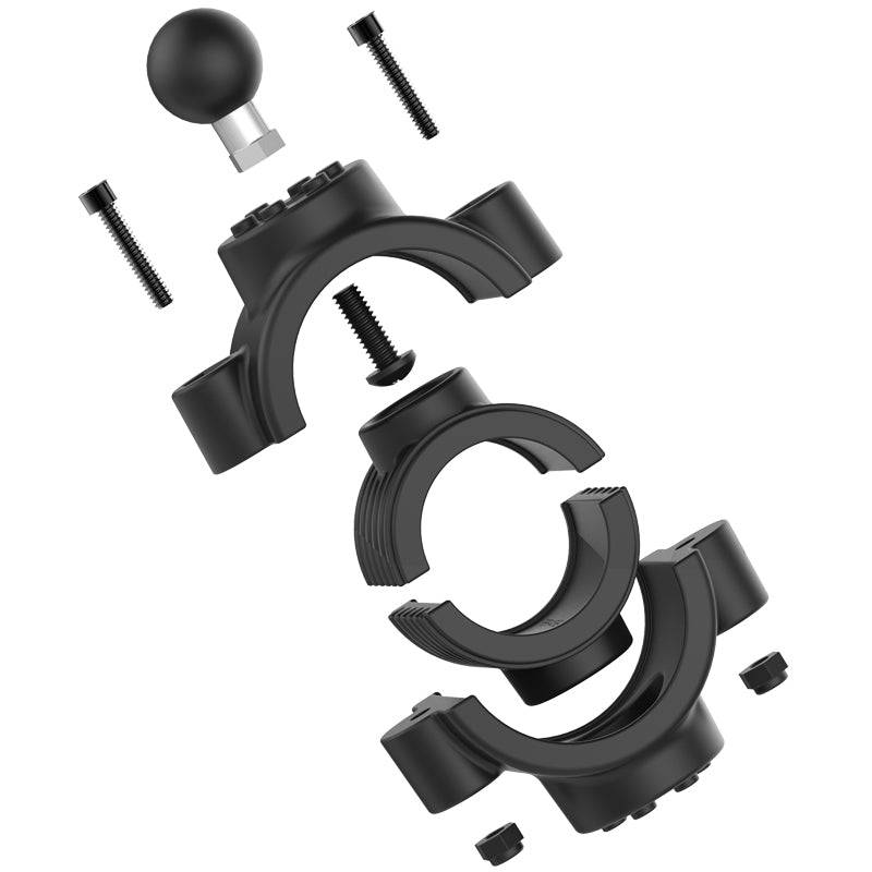 RAM® Torque™ 1 ½" – 2" Diameter Rail Base with 1" Ball - RAM-B-415-15-2U - OC Mounts