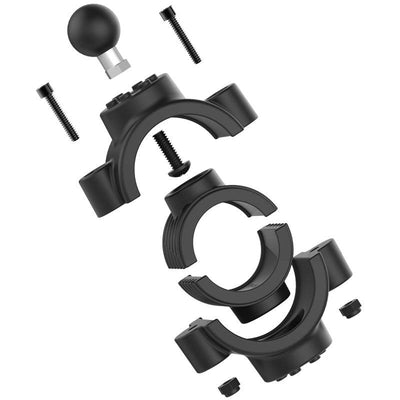 RAM® Torque™ 1 ½" – 2" Diameter Rail Base with 1" Ball - RAM-B-415-15-2U - OC Mounts