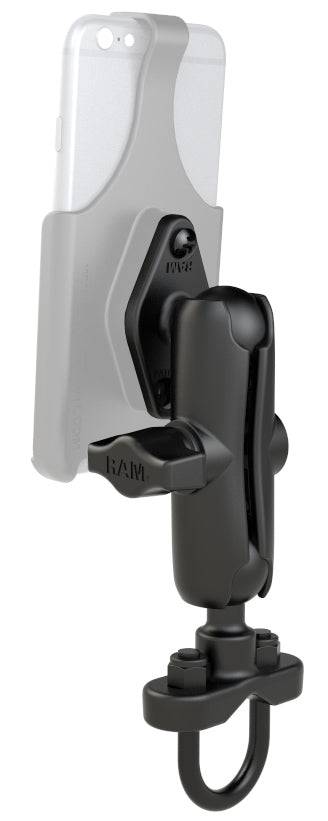 RAM Handlebar U-Bolt Mount for Rails from 0.5" to 1.25" in Diameter - RAM-B-149ZU - OC Mounts