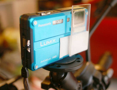 RAM 2.5" Round Base with 1" Ball & 1/4-20 Threaded Male Post for Cameras - RAM-B-202AU - OC Mounts