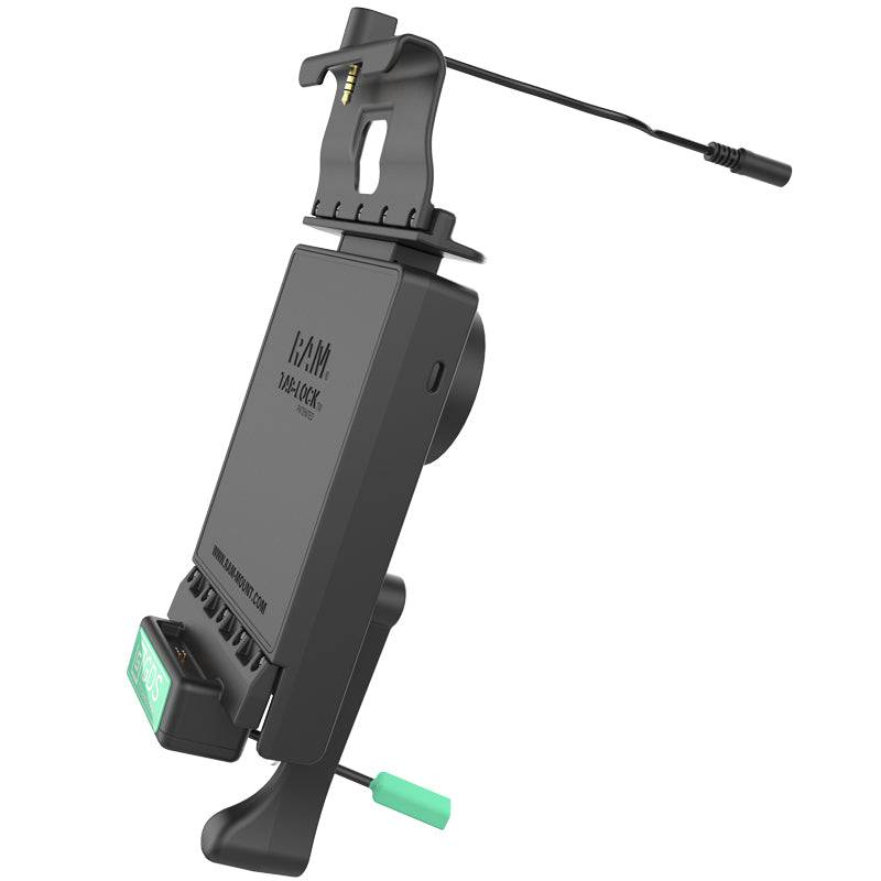 GDS® Locking Vehicle Dock with Audio Jumper Cable for the Samsung Galaxy Tab A 8.0 (2017) - RAM-GDS-DOCKL-V2-SAM35-AUD1U - OC Mounts