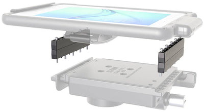 RAM 2 Set Stand Off Risers for Tab-Tite, Tab-Lock and GDS® Docks - RAM-HOL-TAB-RISER2U - OC Mounts