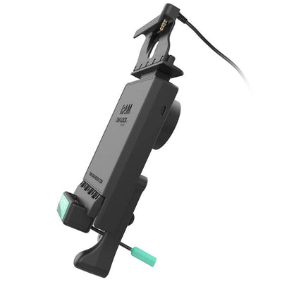 GDS® Locking Vehicle Dock with Audio Jumper Cable for the Samsung Galaxy Tab 4 8.0 - RAM-GDS-DOCKL-V2-SAM12-AUD1U - OC Mounts