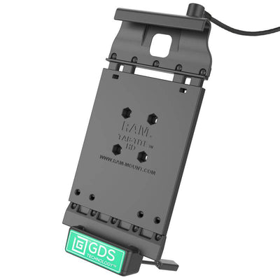 GDS® Vehicle Dock with Audio Jumper Cable for the Samsung Galaxy Tab 4 8.0 - RAM-GDS-DOCK-V2-SAM12-AUD1U - OC Mounts