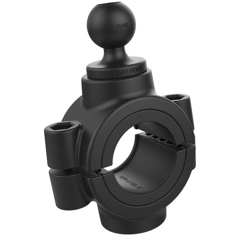 RAM® Torque™ 1 1/2" - 2" Diameter Rail Base with 1" RAM® Pin-Lock™ Ball - RAM-B-351-415-15-2U - OC Mounts