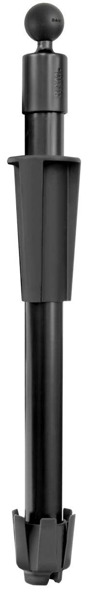 RAM Press-N-Lock™ Base with 12" Long Tube and 1" Diameter Ball - RAP-B-385-12U - OC Mounts