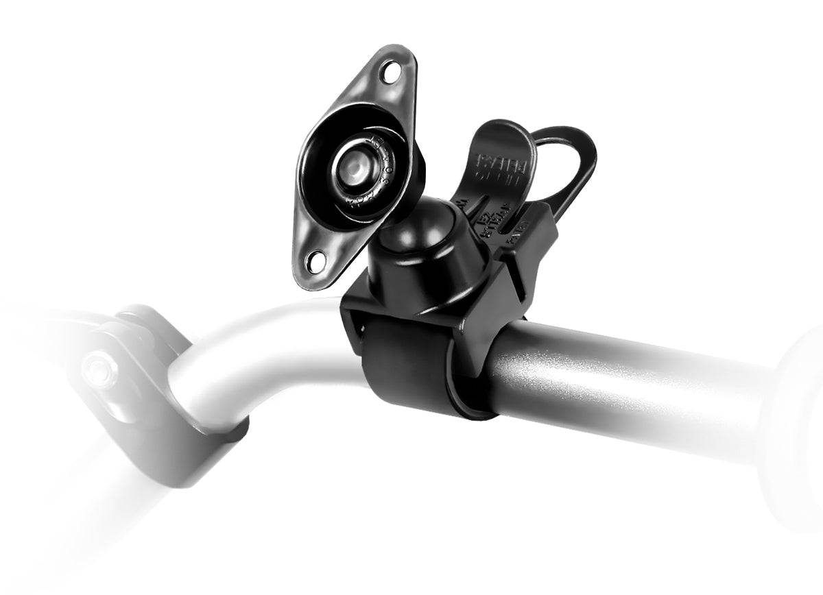 RAM EZ-Strap™ Mount with Short Arm and Diamond Adapter Base - RAP-SB-187U - OC Mounts