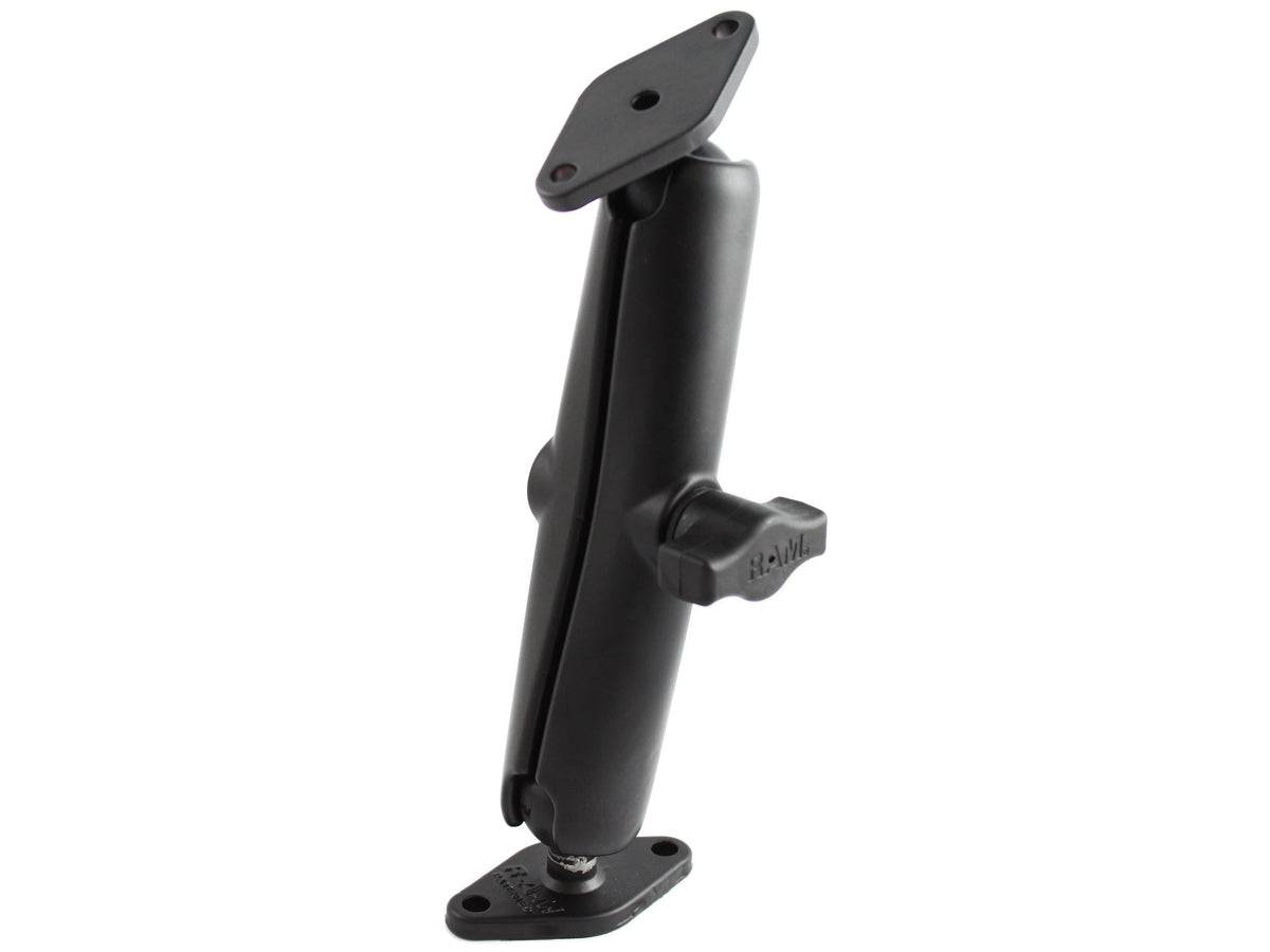 RAM 1" Ball Mount with Long Arm & 2/Diamond Bases - RAM-B-102U-C - OC Mounts