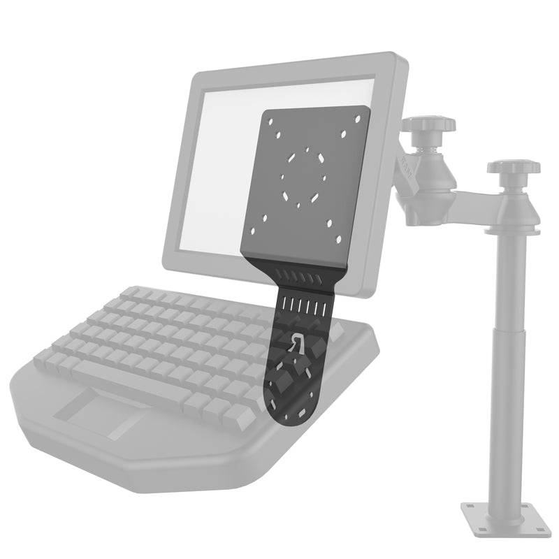 RAM® Short Accessory/Display Bracket - RAM-DIS-103-1U - OC Mounts